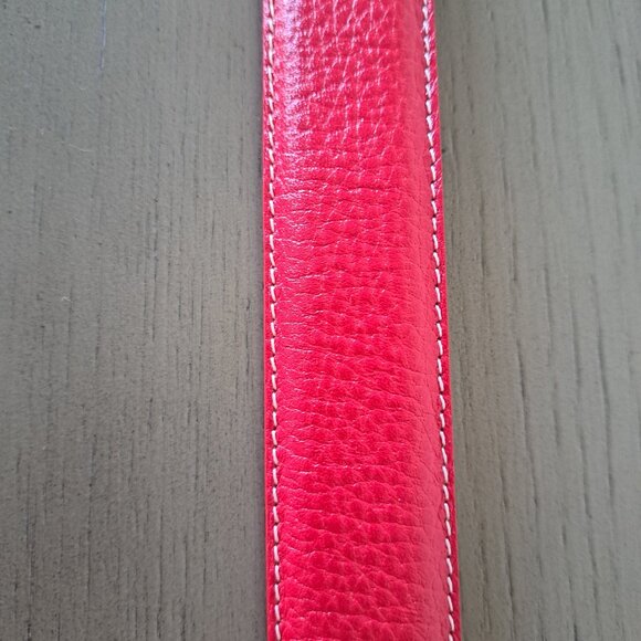 Brand New Banana Republic Attractive Red Leather Belt Made in Italy Size 34 main image 6